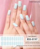 Solid Color Gel Nail Sticker Wraps: Nail Art for Fingertip Perfection