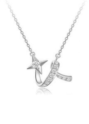 Sterling Silver Meteor Necklace - Women’s Elegant Pendant