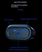 Handheld Wireless Charging Digital Display Car Air Pump - Portable Vehicle Tire Inflator