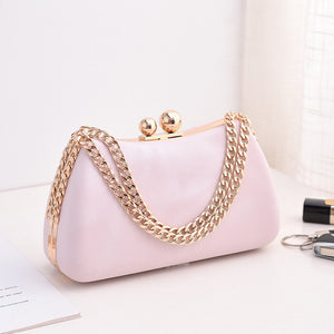 Elegant Chain Crossbody Shoulder Bag - Luxury Women’s Handbag for Parties