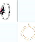 Smartwatch for Women: Fashionable Physiological Cycle-Smart Bracelet with Heart Rate Monitor