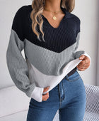 Women's Warm Knitted Pullover with Round Neck Casual Top