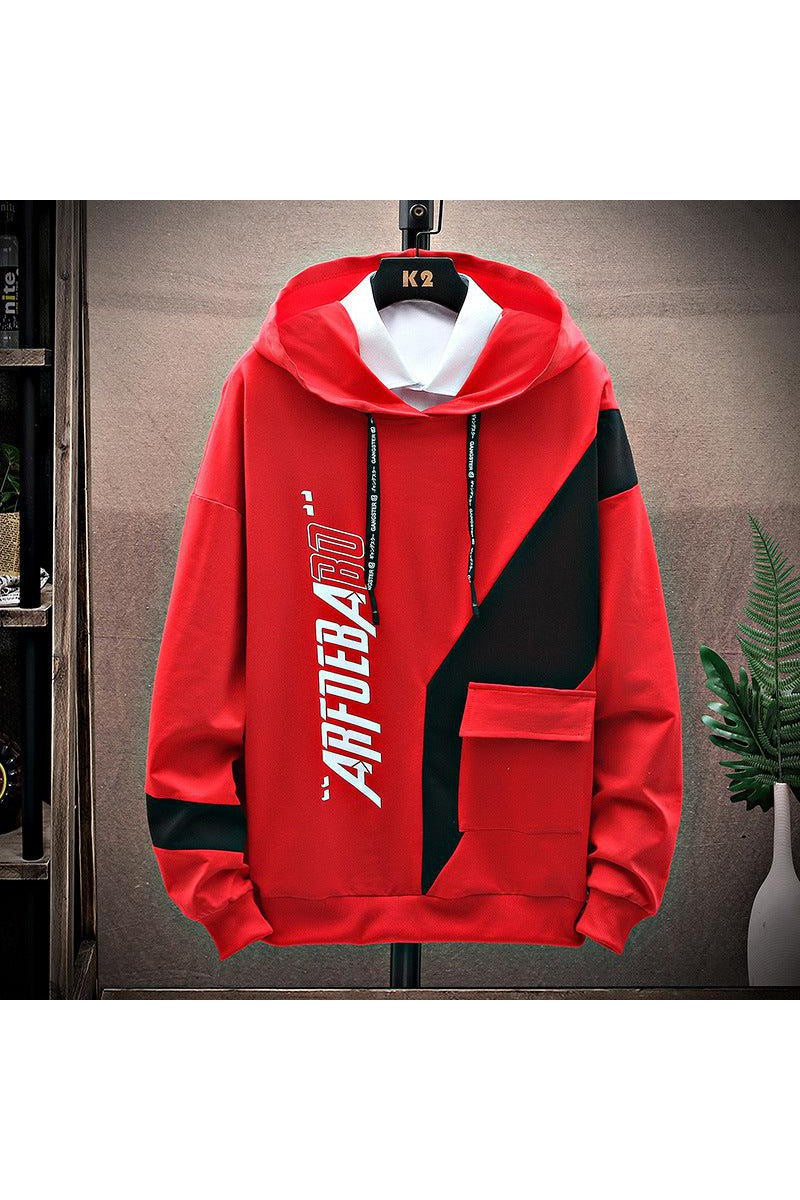 Men's Fashion Hooded Sweater - Loose Fit Long-Sleeved Style