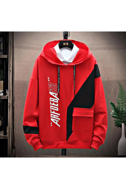 Men's Fashion Hooded Sweater - Loose Fit Long-Sleeved Casual Style