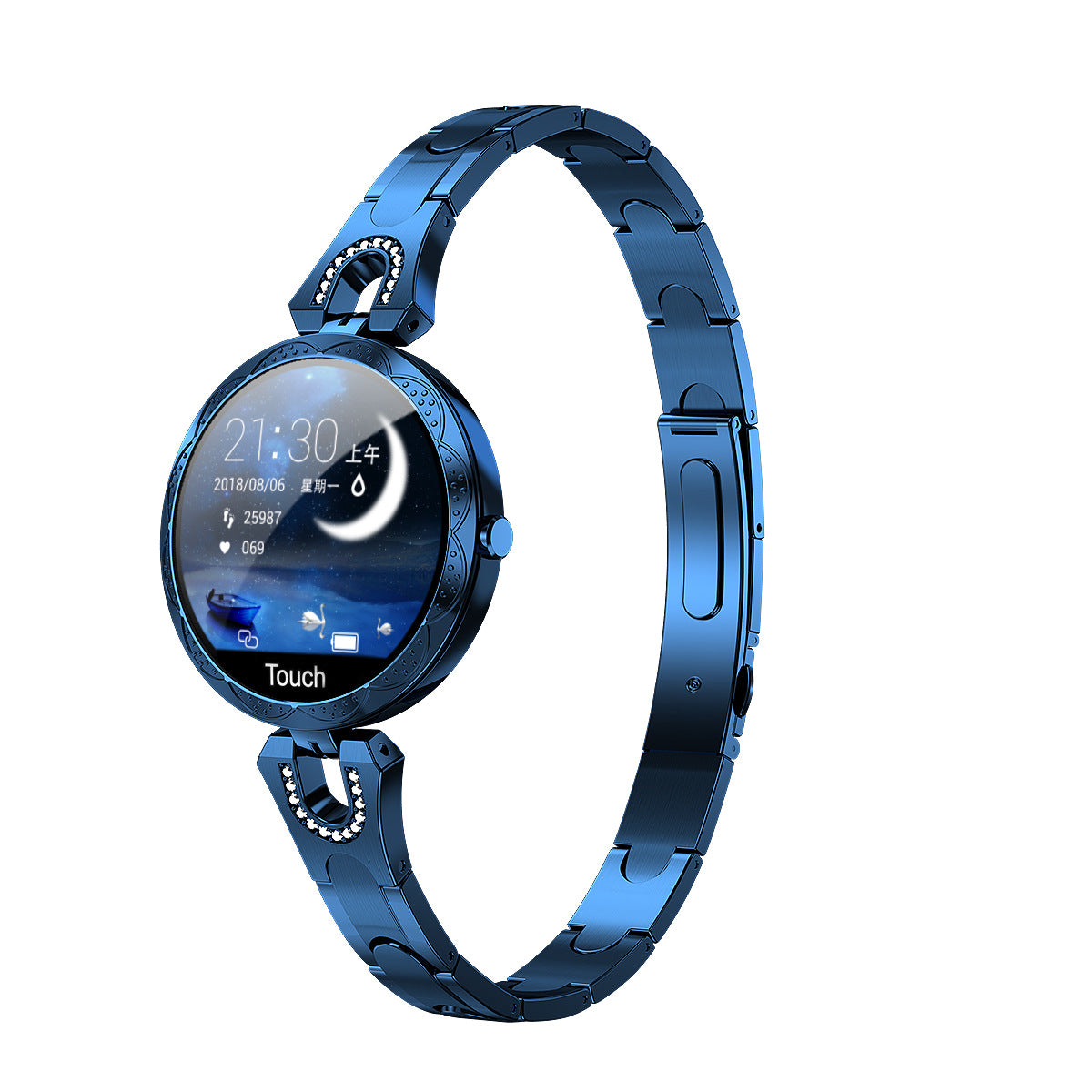 Smartwatch for Women: Fashionable Physiological Cycle-Smart Bracelet with Heart Rate Monitor