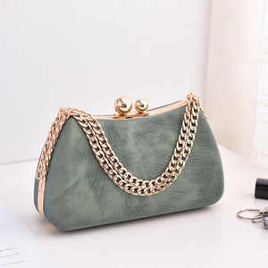 Elegant Chain Crossbody Shoulder Bag - Luxury Women’s Handbag for Parties