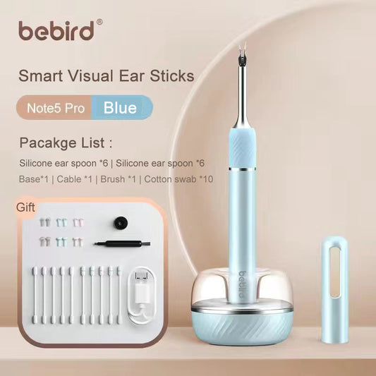 Bebird Note5 Pro Ear Camera Cleaner - Advanced Smart Visual Ear Spoon Tweezers