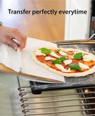 Sliding Pizza Shovel and Non-Stick Smooth Cutting Board