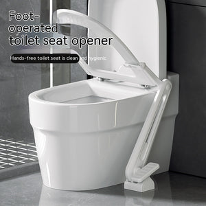 Foot-Operated Toilet Lid Lifter – Hands-Free Hygiene Device