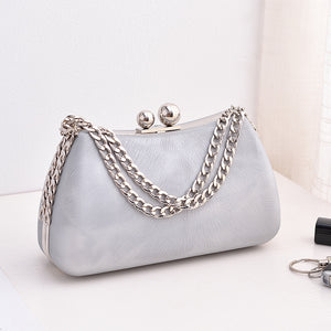 Elegant Chain Crossbody Shoulder Bag - Luxury Women’s Handbag for Parties