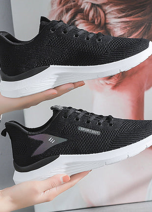 Women’s Fly-Knit Sneakers - Stylish, Breathable Running Shoes