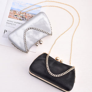 Elegant Chain Crossbody Shoulder Bag - Luxury Women’s Handbag for Parties