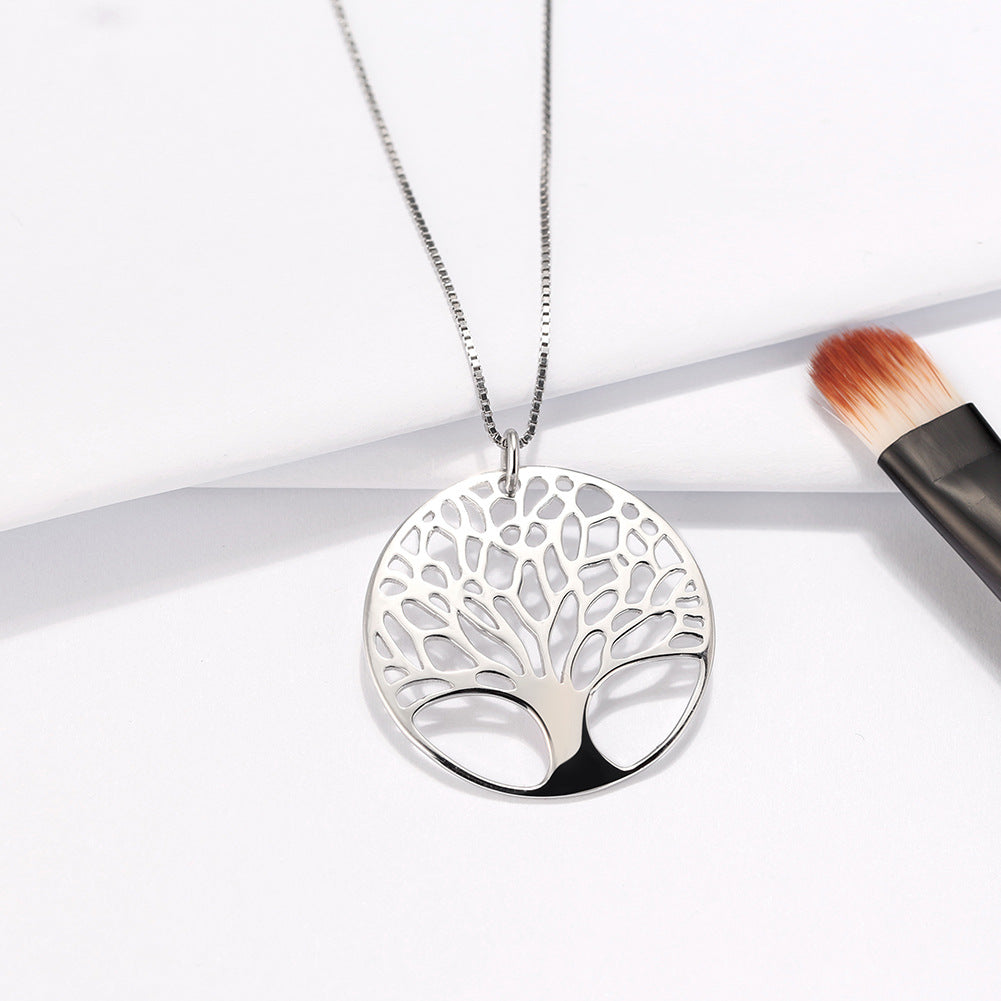 Sterling Silver Floral Radiance Necklace - Blossoming Thousand Trees Design