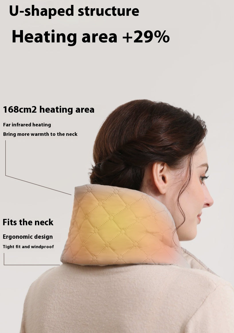 Electric Heating Scarf - 3-Gear USB Heated Thermal Scarf for Men & Women