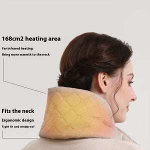 Electric Heating Scarf - 3-Gear USB Heated Thermal Scarf for Men & Women