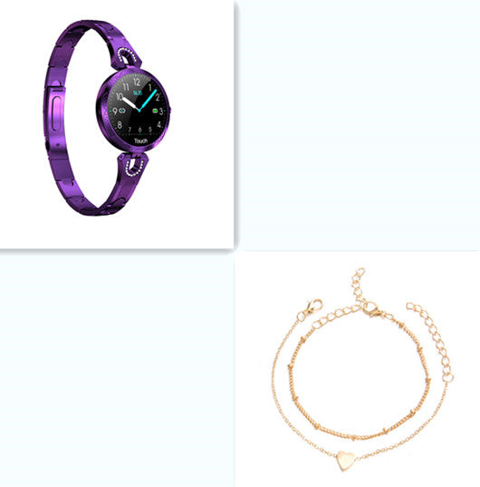 Smartwatch for Women: Fashionable Physiological Cycle-Smart Bracelet with Heart Rate Monitor