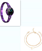 Smartwatch for Women: Fashionable Physiological Cycle-Smart Bracelet with Heart Rate Monitor