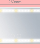 Car LED Vanity Mirror with HD Three-Color Makeup Lighting – Perfect Your Look On-the-Go