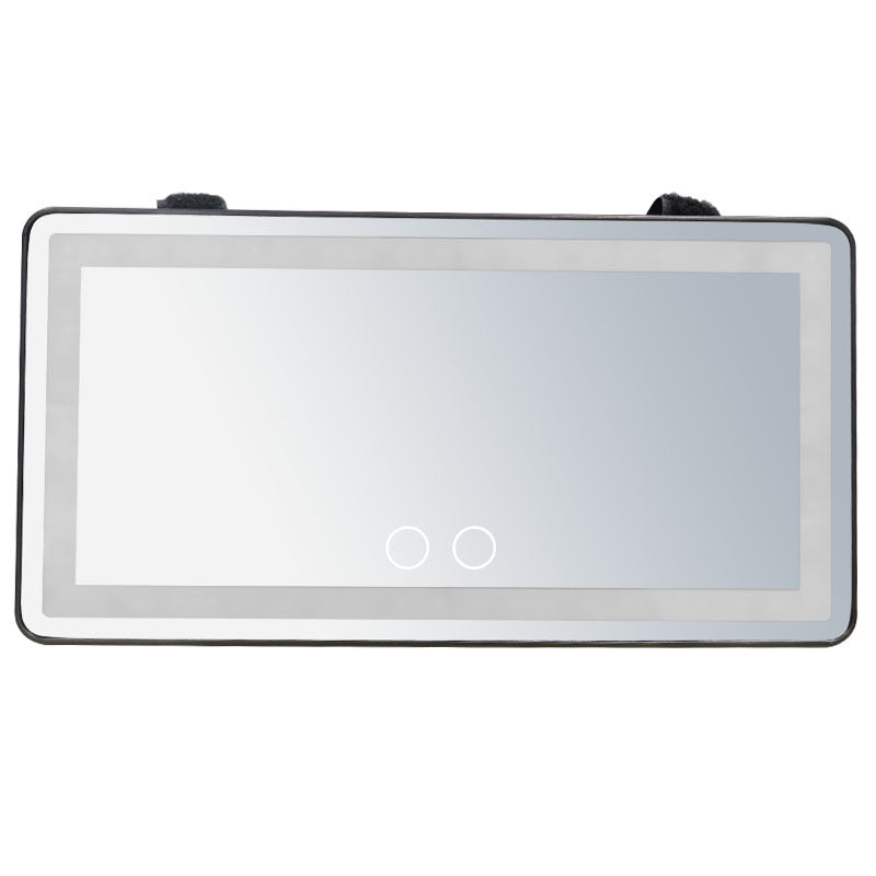 Car LED Vanity Mirror with HD Three-Color Makeup Lighting – Perfect Your Look On-the-Go