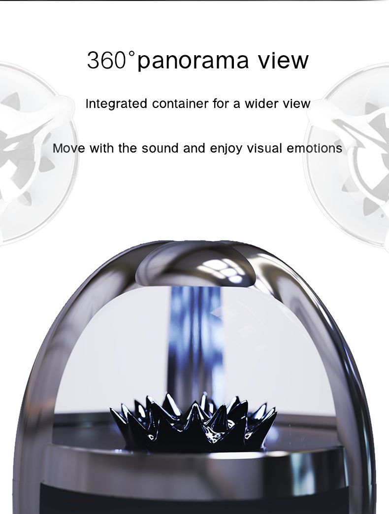 Magnetic Fluid Bluetooth Speaker - Premium Wireless Audio Device with 360° Sound and Visual Effects