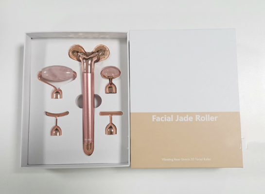 5-in-1 Facial Jade Roller and Gold Beauty Bar Set - Ultimate Facial Massager and Skin Care Tool