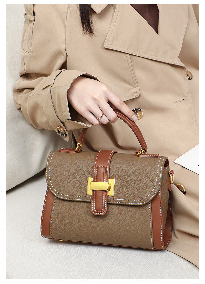 Light Luxury One-Shoulder Handbag with Advanced Texture - Fashion Essential