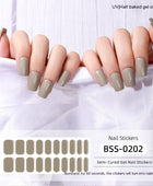 Solid Color Gel Nail Sticker Wraps: Nail Art for Fingertip Perfection