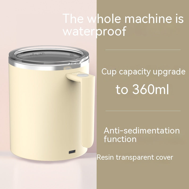 Smart Portable Magnetic Coffee Cup: Automatic Mixing, Rechargeable, Ideal for Home, Office, and Travel