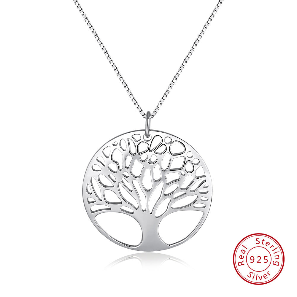 Sterling Silver Floral Radiance Necklace - Blossoming Thousand Trees Design