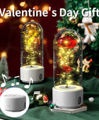 2-in-1 Rose Flowers LED Light and Bluetooth Speaker - A Unique Valentine's Day and Mother's Day Gift