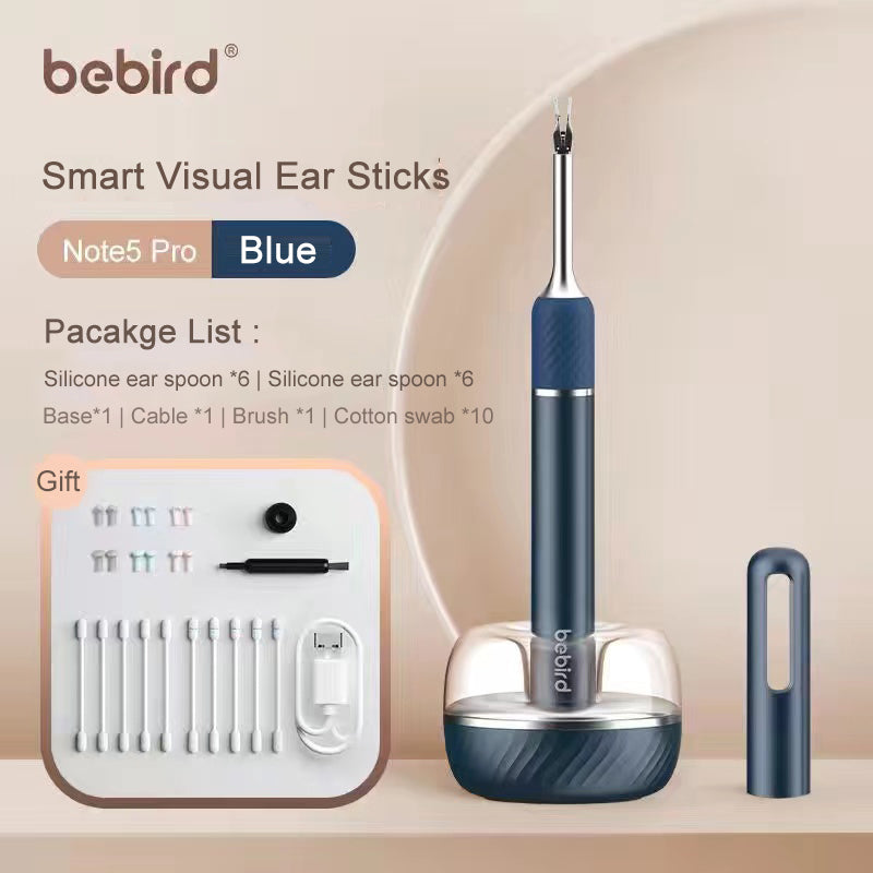 beBird Smart Visual Ear Spoon Tweezers - Advanced Ear Cleaning Tool with Visual Assistance