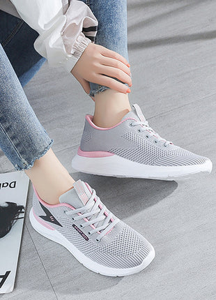 Women’s Fly-Knit Sneakers - Stylish, Breathable Running Shoes