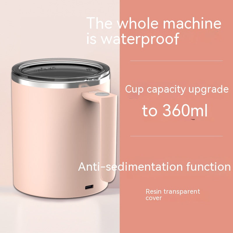 Smart Portable Magnetic Coffee Cup: Automatic Mixing, Rechargeable, Ideal for Home, Office, and Travel