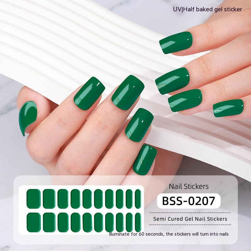 Solid Color Gel Nail Sticker Wraps: Nail Art for Fingertip Perfection