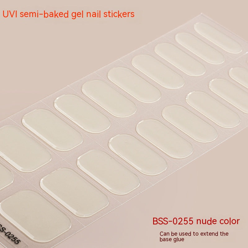 Solid Color Gel Nail Sticker Wraps: Nail Art for Fingertip Perfection