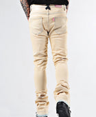 Men's Elastic Heavy-Duty Flare Jeans for Youth