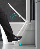 Foot-Operated Toilet Lid Lifter - Hands-Free Solution for Cleanliness & Convenience