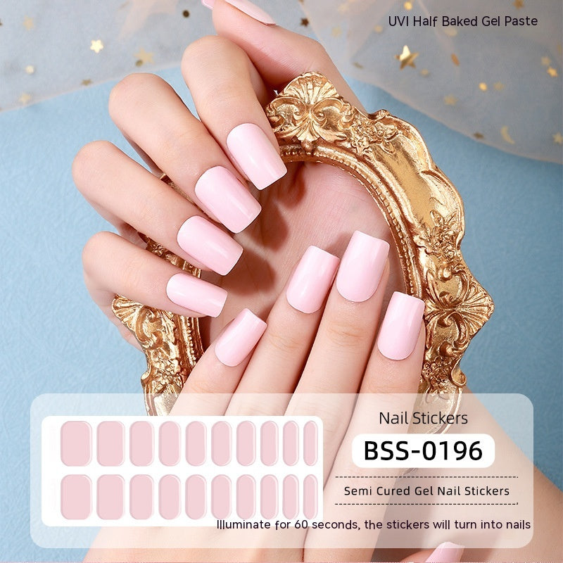 Solid Color Gel Nail Sticker Wraps: Nail Art for Fingertip Perfection