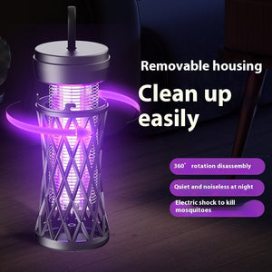 Outdoor Strong Mosquito Trap Lamp - 3000V Electric Insect Killer for Home & Garden