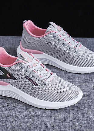 Women’s Fly-Knit Sneakers - Stylish, Breathable Running Shoes