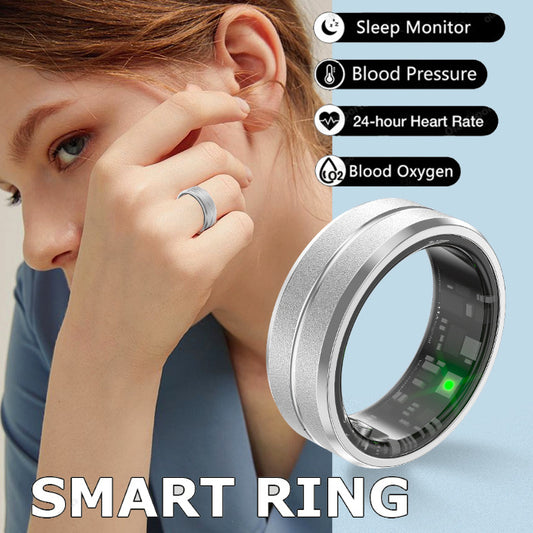 Multifunctional Smart Ring for Men & Women - Heart Rate & Oxygen Monitor