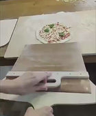 Sliding Pizza Shovel and Non-Stick Smooth Cutting Board